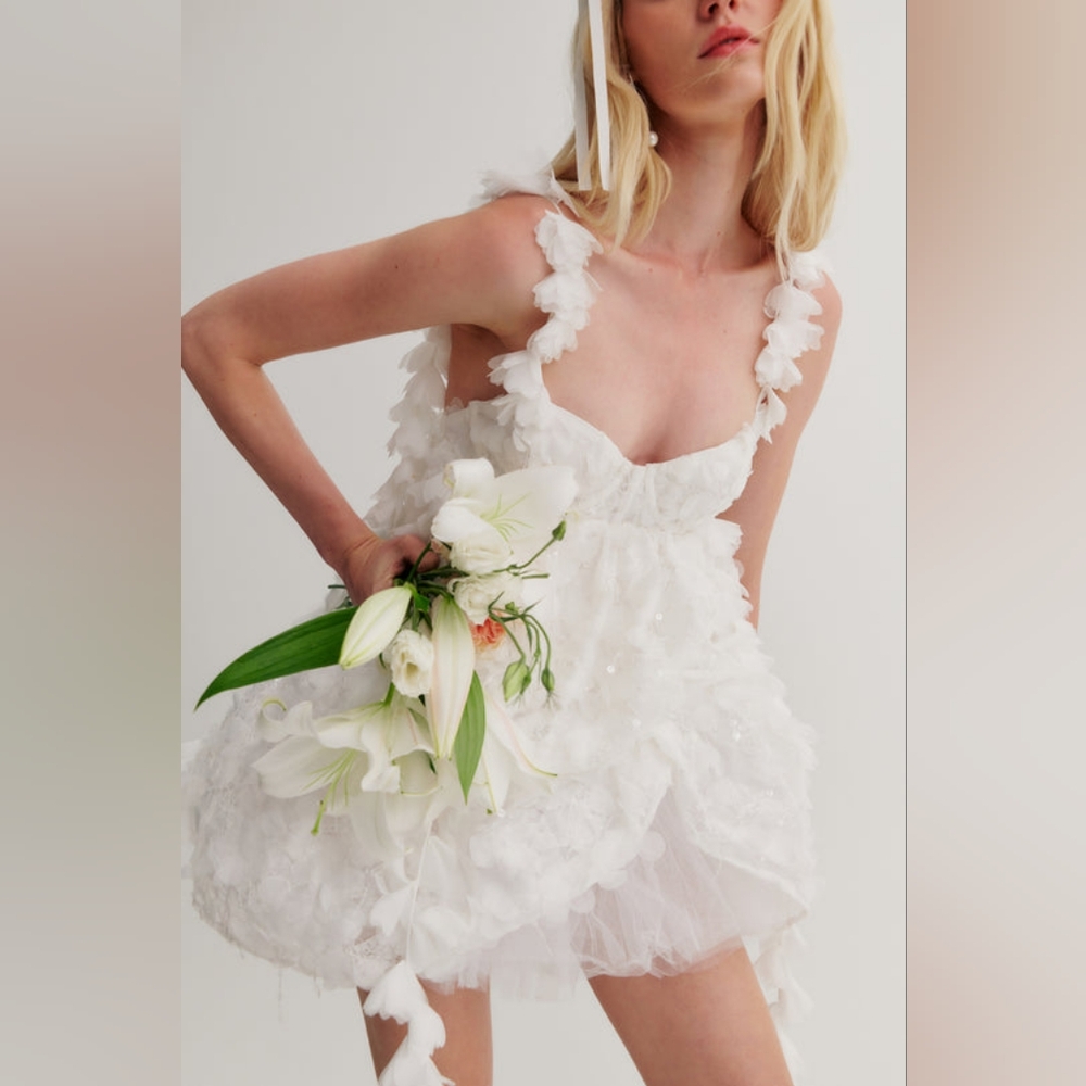 For Love and Lemons Bellatrix Babydoll Mini Dress